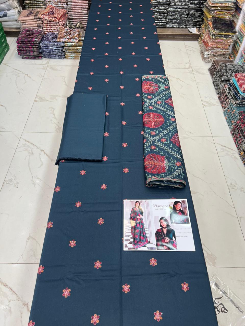 Bareeze With Embroidered Karandi Shawl – Winter Luxury Edit