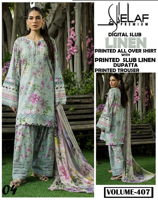 Elaf Winter Slub Linen 3PC 2025-26