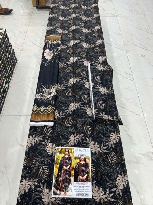 Black Series Lawn 3Pc