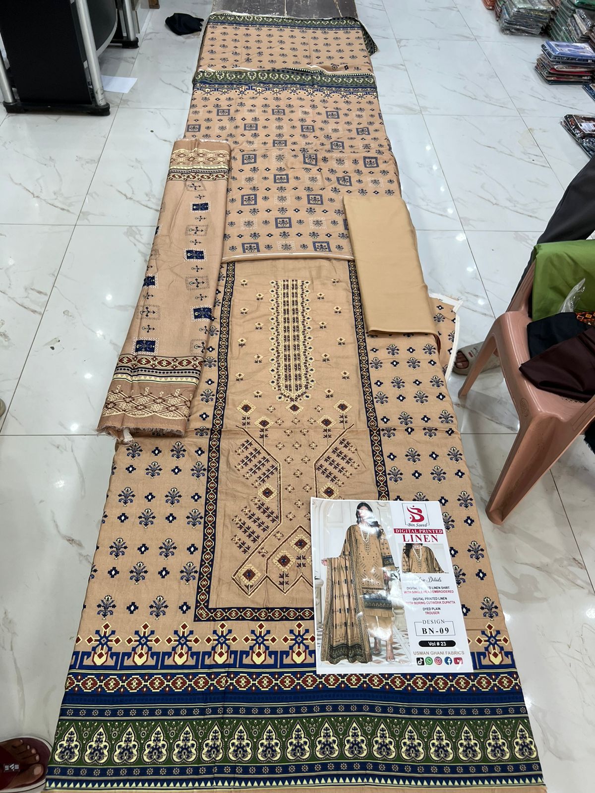 BIN SAEED Embroidered Collection