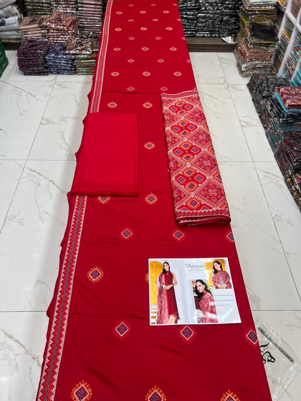 Bareeze With Embroidered Karandi Shawl – Winter Luxury Edit