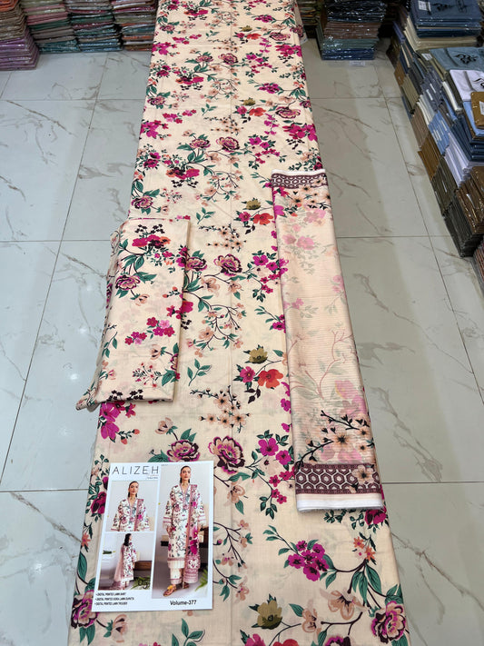 ALIZEH LAWN 3PC SUIT