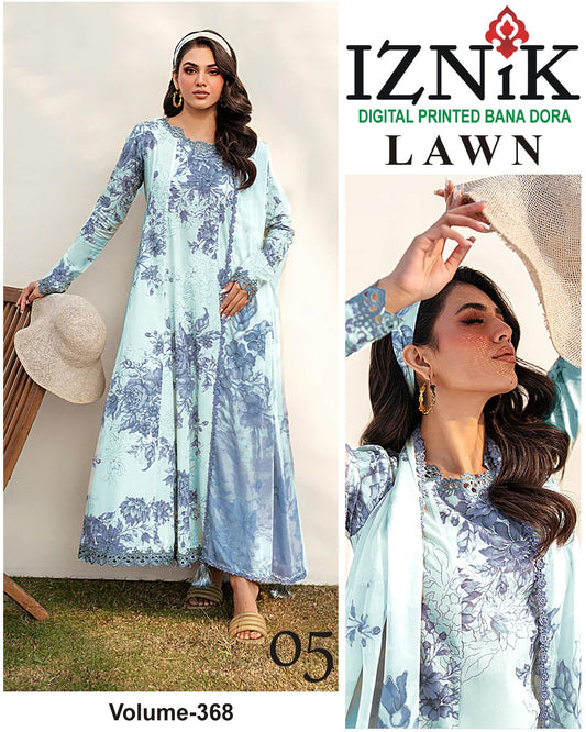 IZNIK BANA DORA LAWN 3pc Suit