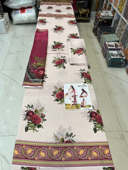 IZNIK TANA DORA LAWN 3PC