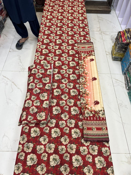 Khaas Bana Dora Lawn 3-PC