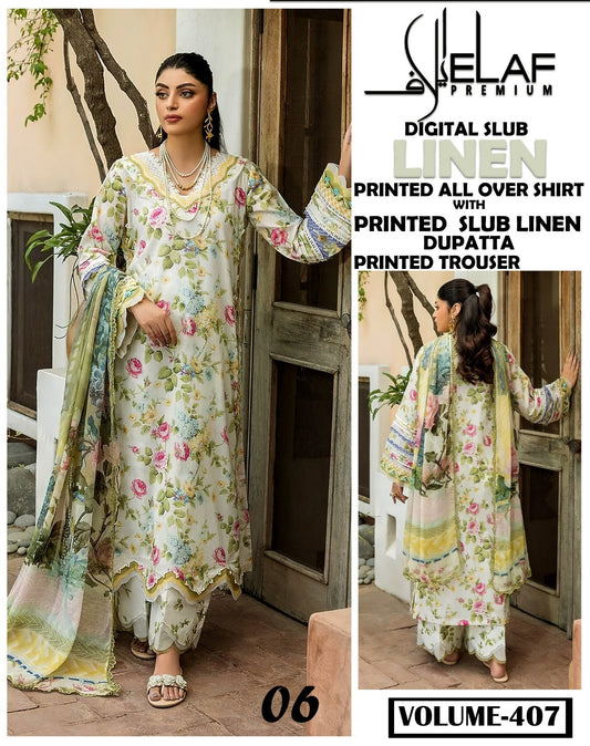 Elaf Winter Slub Linen 3PC 2025-26