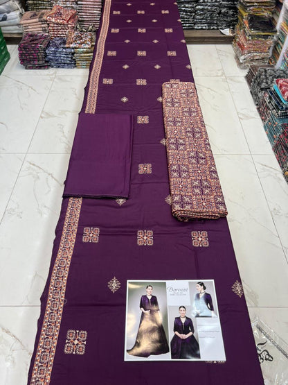 Bareeze With Embroidered Karandi Shawl – Winter Luxury Edit