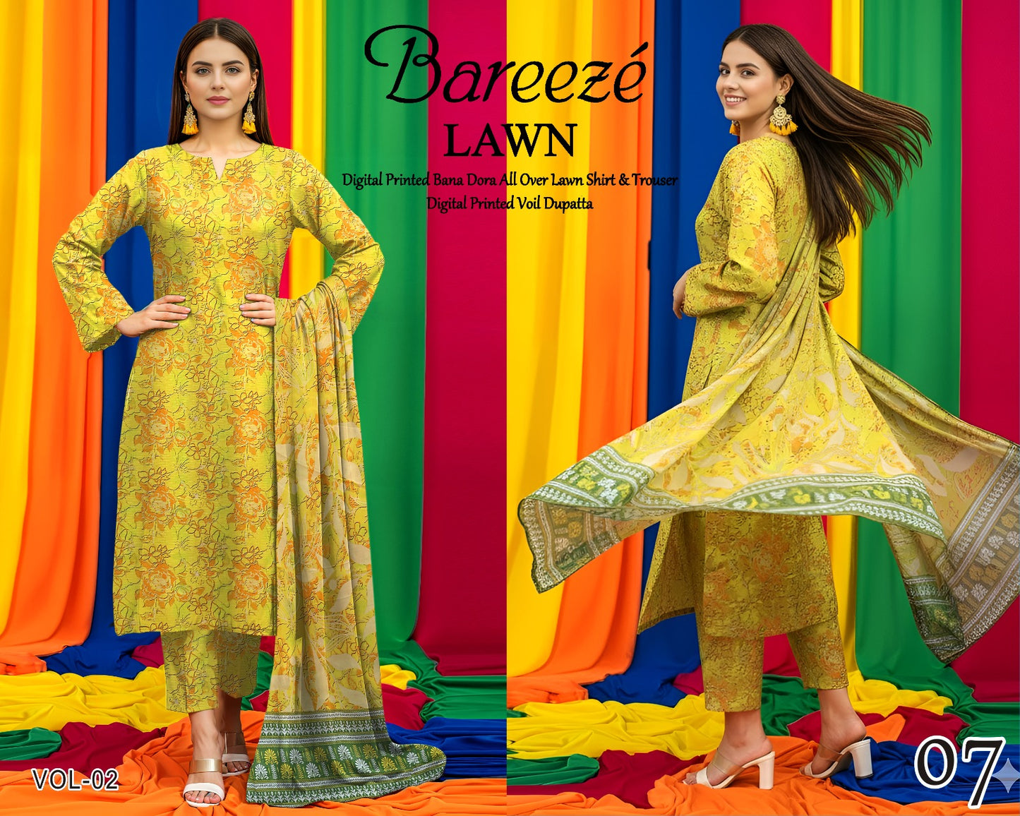 Bareeze Classy Bana Dora Lawn 3PC