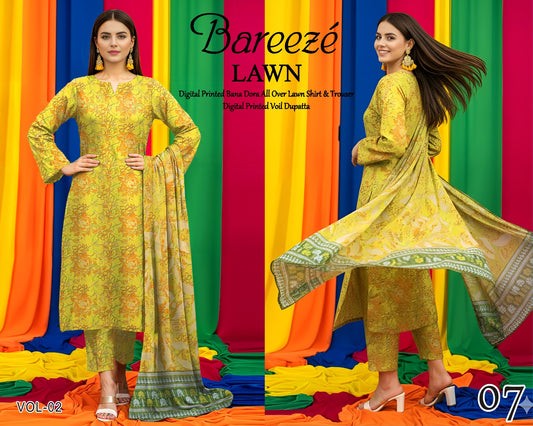 Bareeze Classy Bana Dora Lawn 3PC