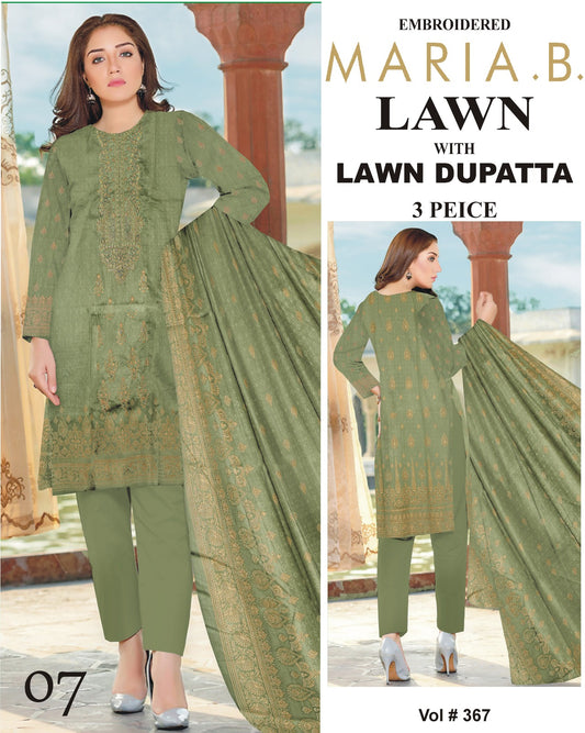 Mix Brands Lawn 3Pc Suit