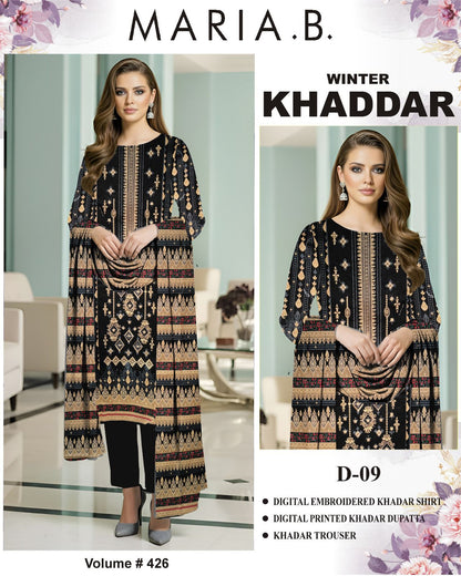 Winter Special Khaddar Emb 3PC | Mix Brand Selection
