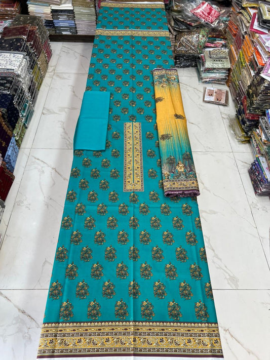 Swiss Bana Dora Lawn with Fancy Dupatta