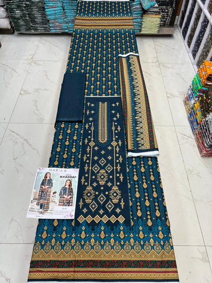 Winter Special Khaddar Emb 3PC | Mix Brand Selection