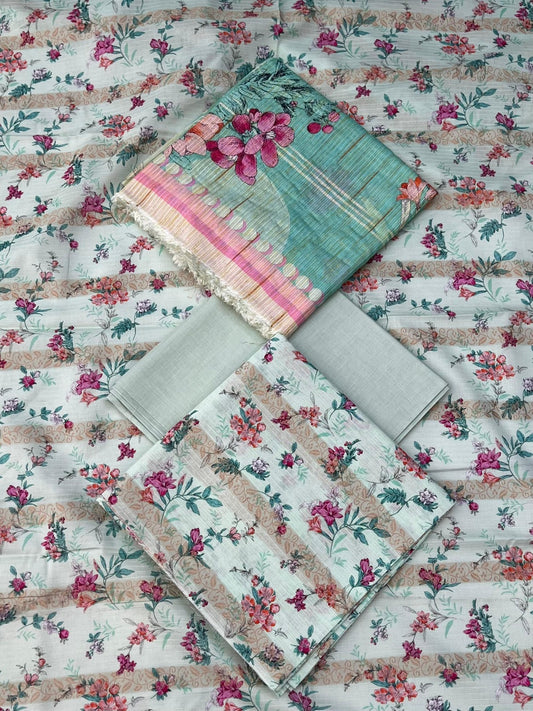 Sharjeena Premium Lawn 3PC – Fancy Digital Print Edition