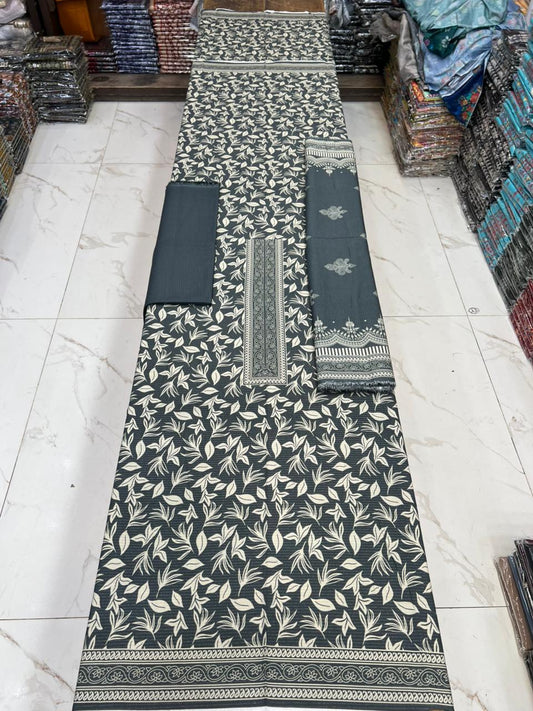 New Arrival! Luxury Fancy Karandi 3-Piece Suit