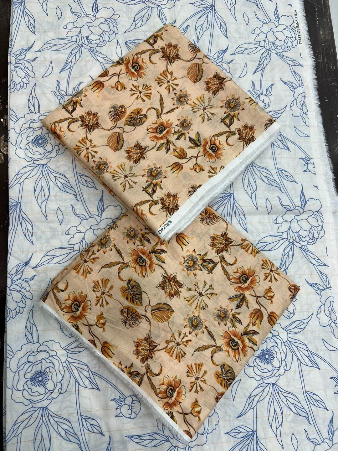 Premium Quality Allover 2PC 5 Meters Cutting
