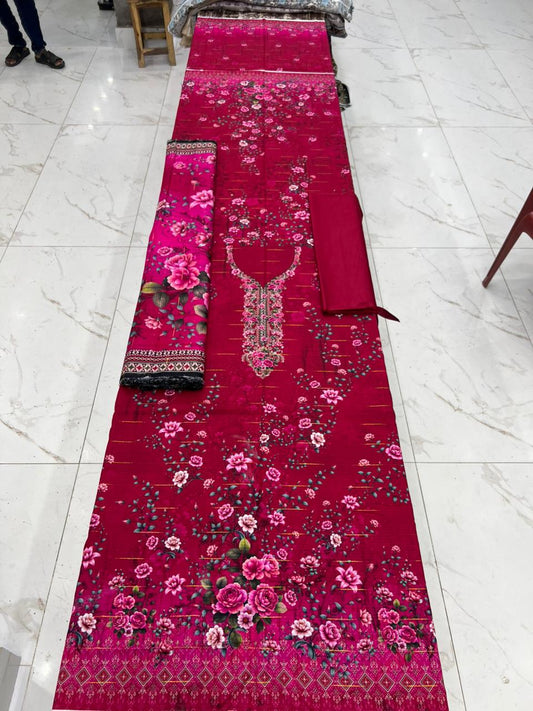 Bana Dora Tarkashi Linen