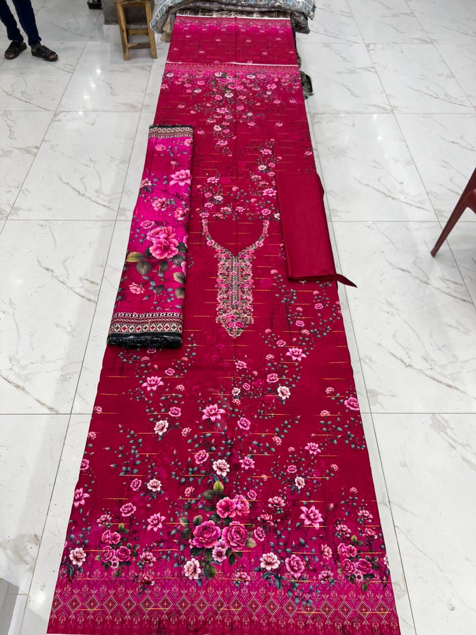 Bana Dora Tarkashi Linen