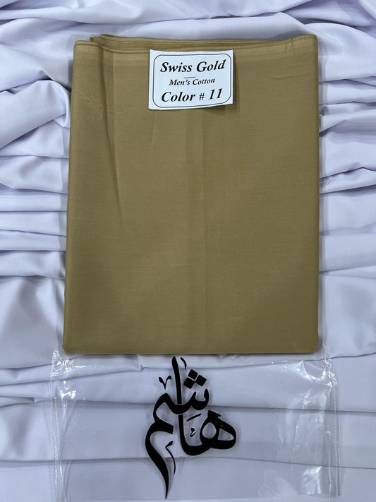 Mens Soft Cotton Swiss Gold