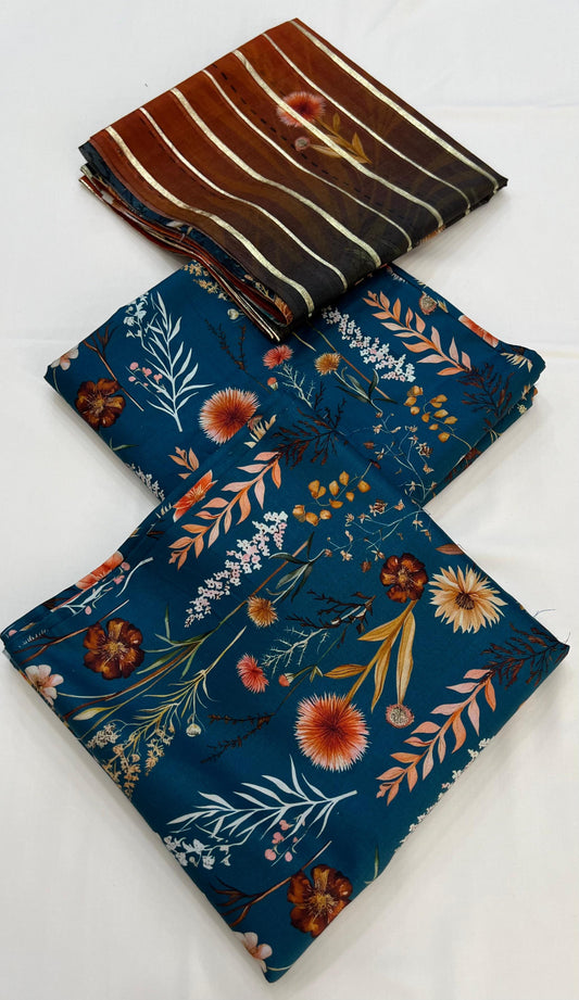 Original Linen 3PC With Fancy Dupatta