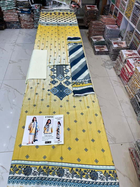 Ethnic TANA DORA LAWN 3PC