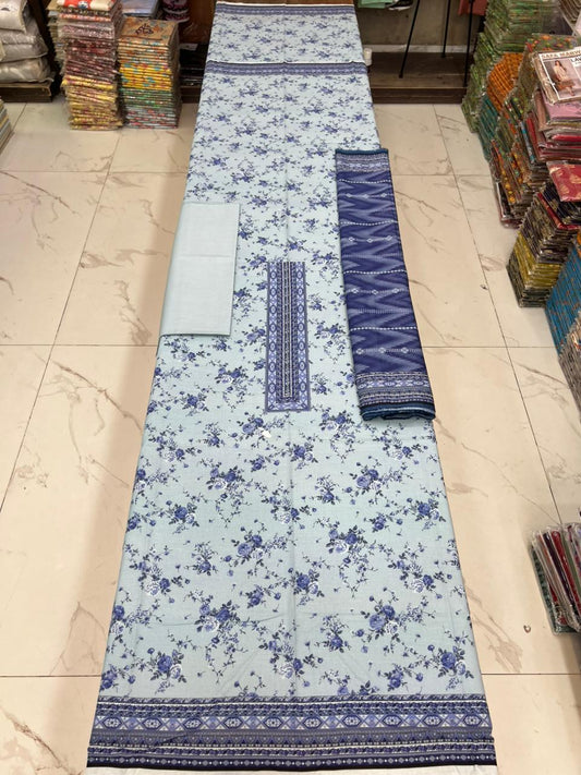 Dastaan 3Pc printed lawn