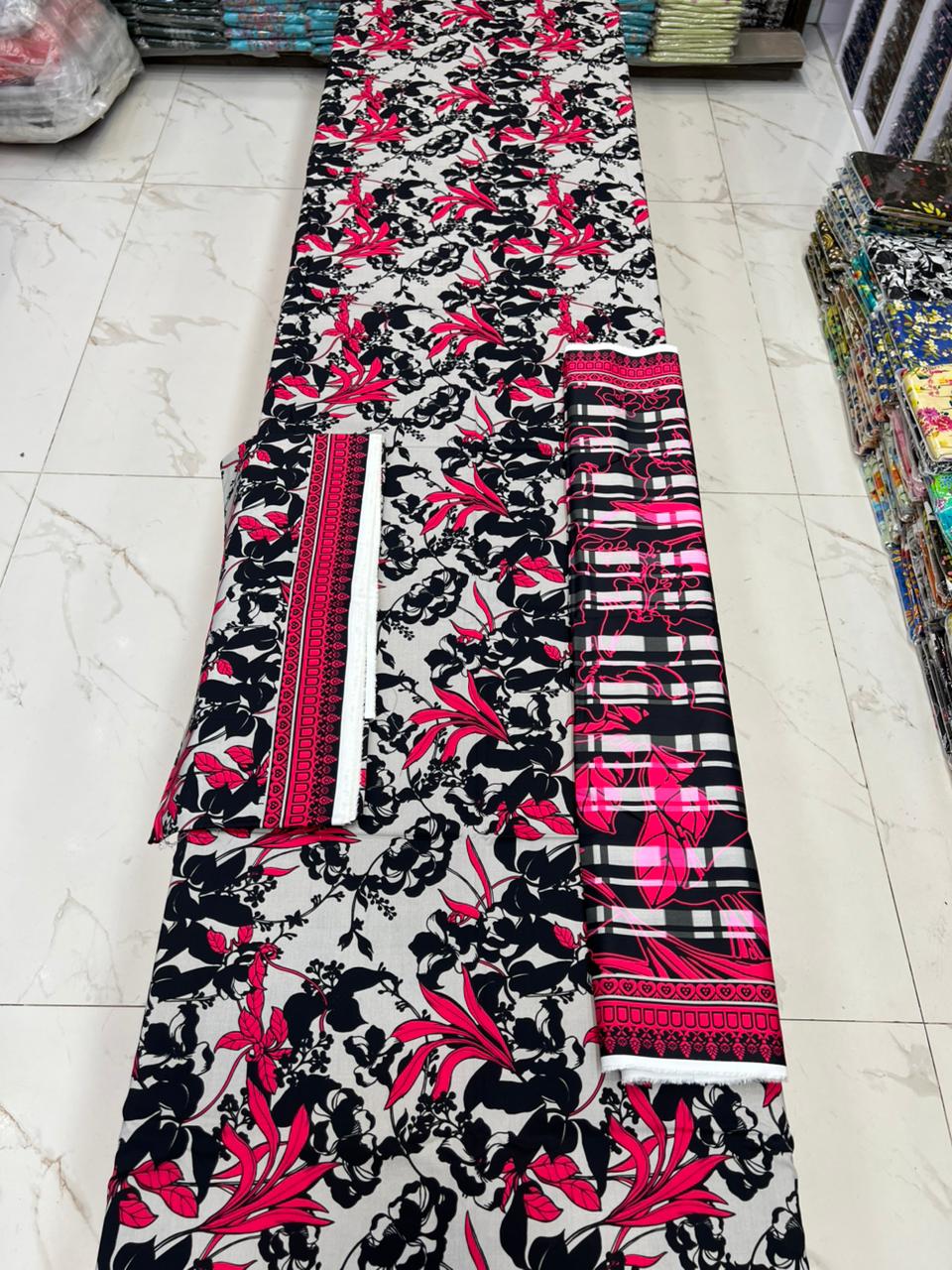 Bareeze Printed Cotton 3PC