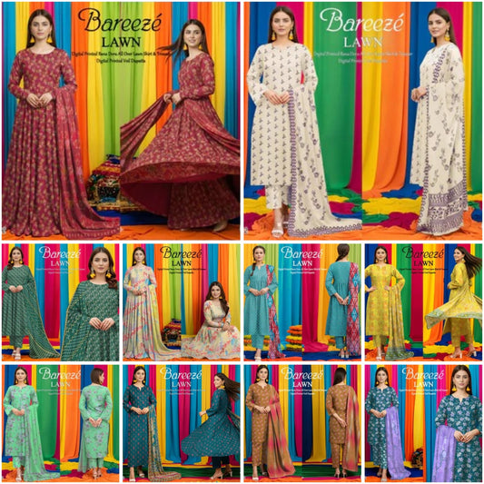 Bareeze Classy Bana Dora Lawn 3PC