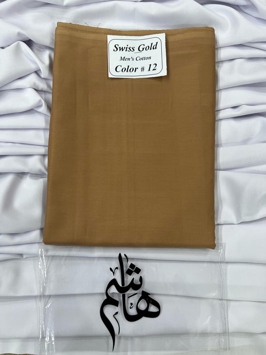 Mens Soft Cotton Swiss Gold