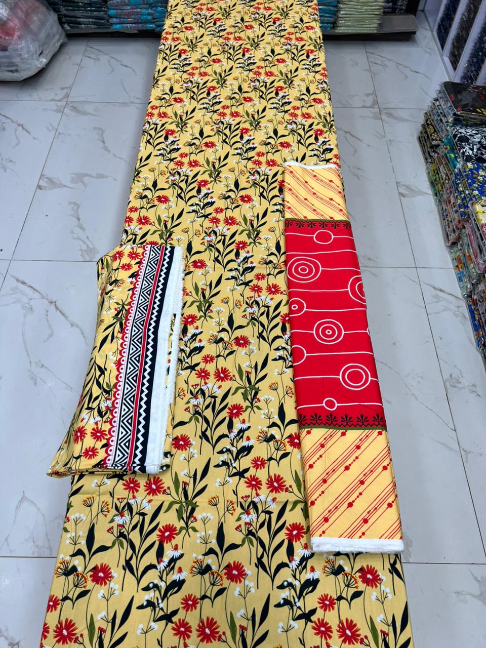 Bareeze Printed Cotton 3PC