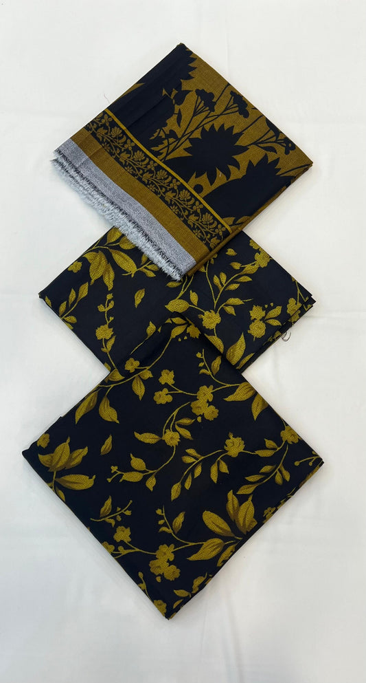 Printed Dhanak 3PC