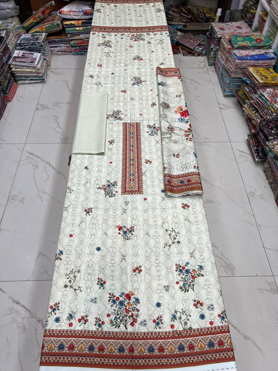 Premium Noor Classic 3PC Summer Lawn – Perfect Summer