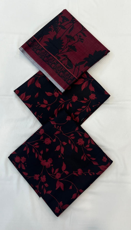 Printed Dhanak 3PC