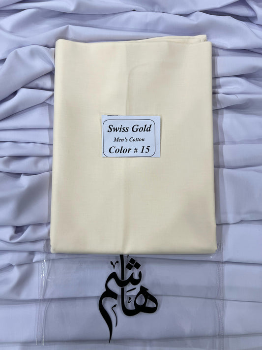 Mens Soft Cotton Swiss Gold