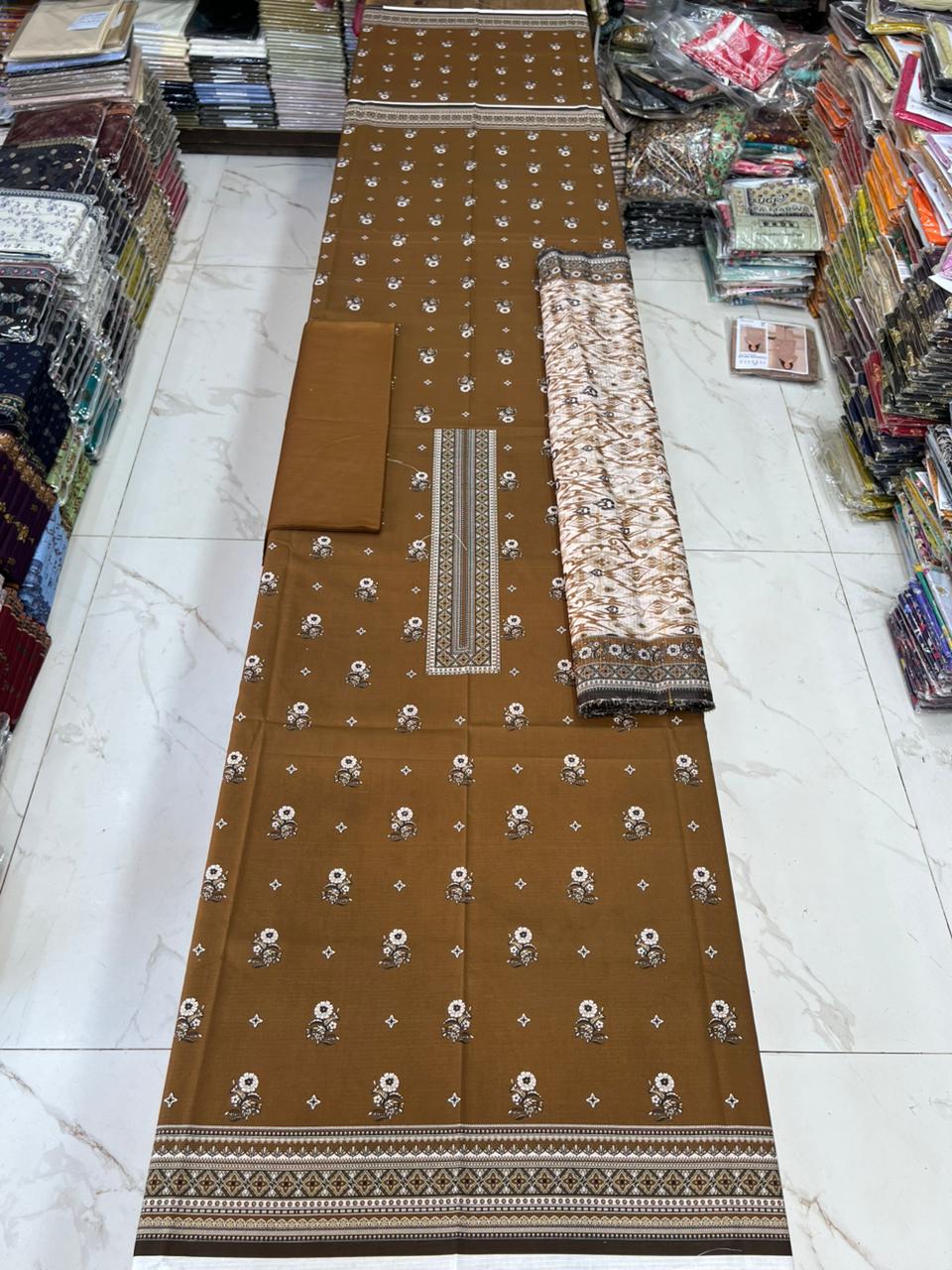 Swiss Bana Dora Lawn with Fancy Dupatta