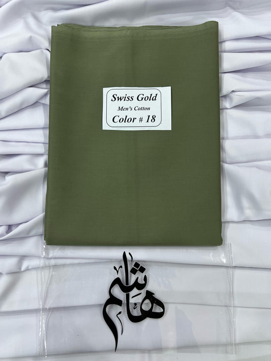 Mens Soft Cotton Swiss Gold
