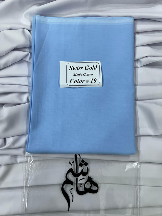 Mens Soft Cotton Swiss Gold