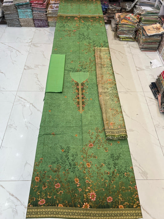 Almas Premium Bana Dora Lawn 3PC | Tarkashi Dupatta