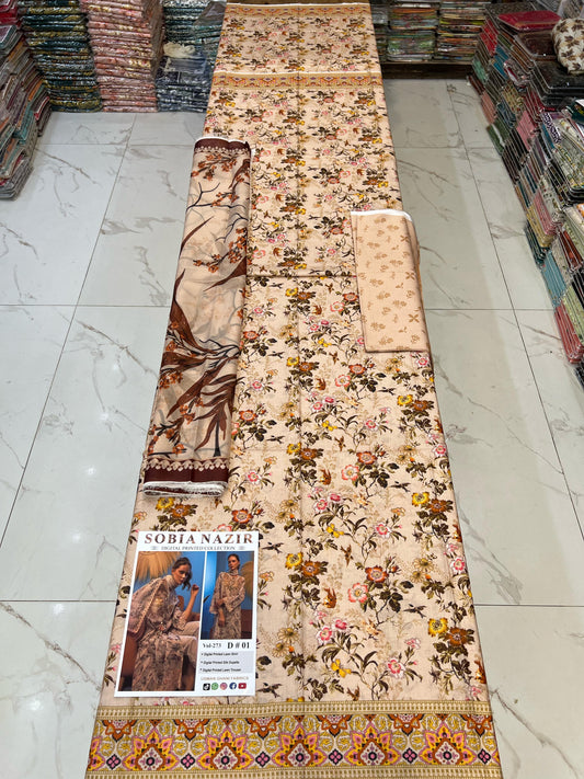 Sobia Nazir LAWN 3Pc Suit
