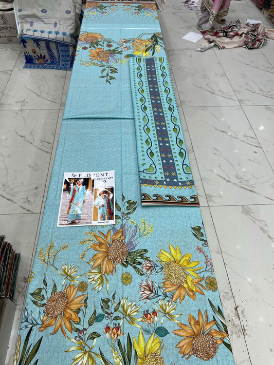 Salsabil Digital Printed Cord Set 2Pc