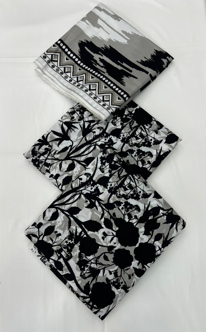 Bareeze Printed Cotton 3PC
