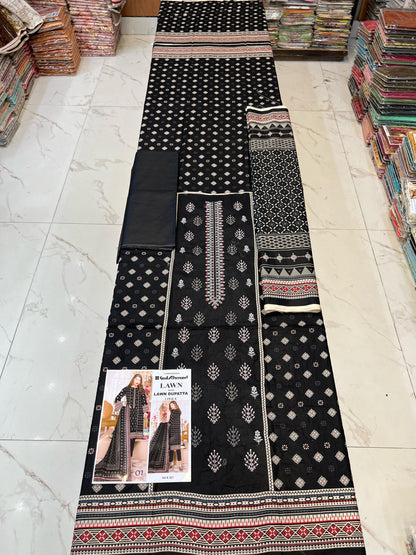 Mix Brands Lawn 3Pc Suit