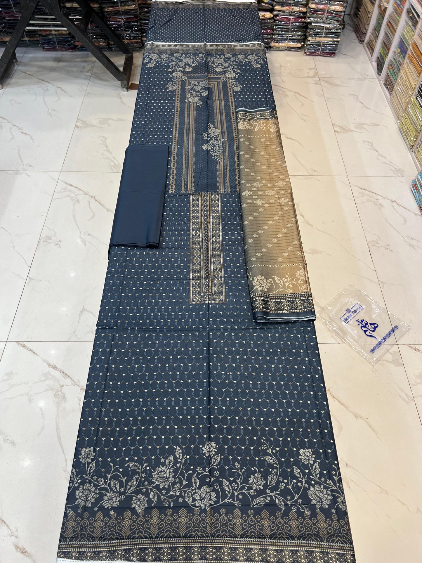 Classic Plain Linen 3PC with Same Fabric Dupatta