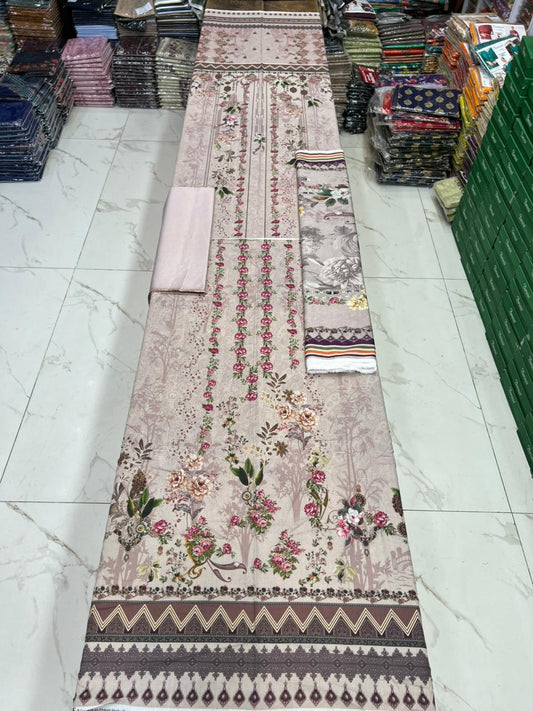 Zarqoon Printed Lawn 3PC