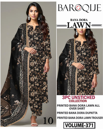 Black Series Lawn 3Pc