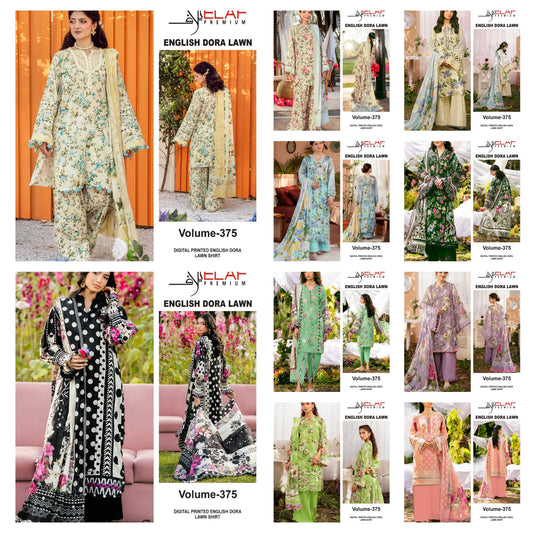 Elaf Bana Dora Lawn 3Pc Suit