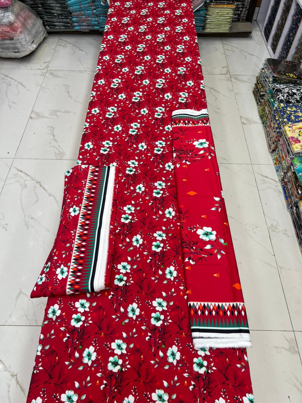 Bareeze Printed Cotton 3PC