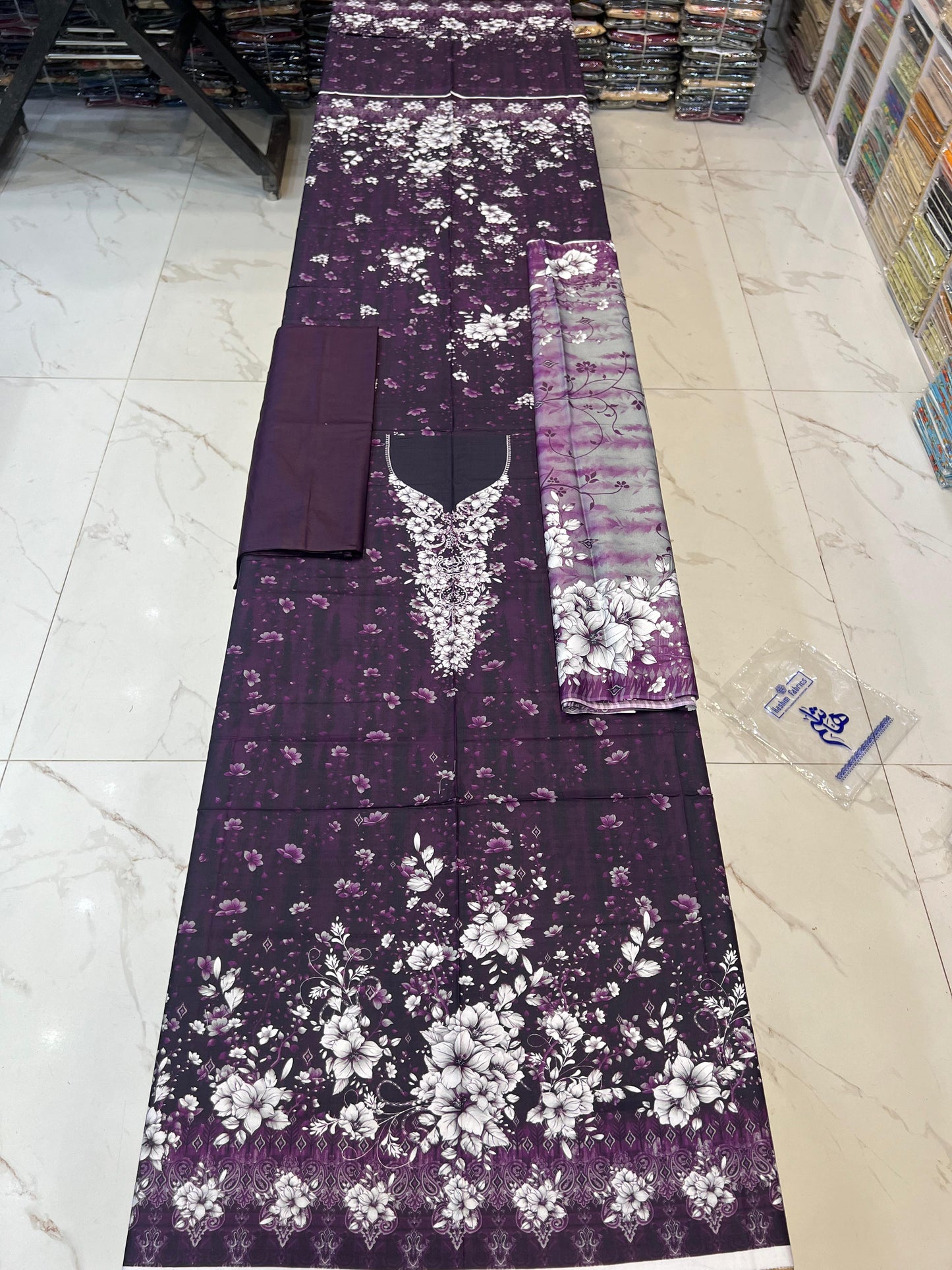 Classic Plain Linen 3PC with Same Fabric Dupatta