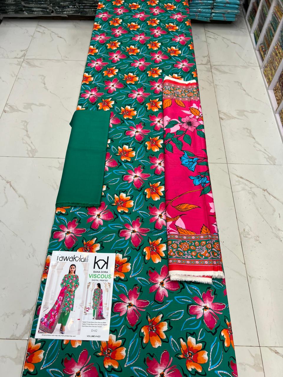 Tawakkal Bana Dora Viscose 3PC