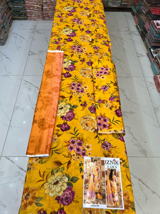 IZNIK BANA DORA LAWN 3pc Suit